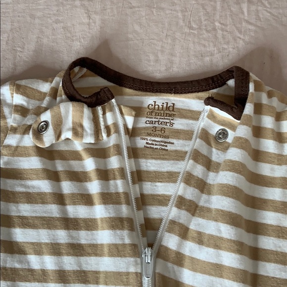 BROWN+CREAM 3-6 MTH ONESIE!! - Picture 4 of 6